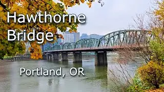 On the Hawthorne Bridge in Portland, OR