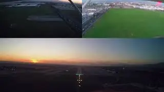 ONT Runway 26R MALSR Three Camera View 1-6-2023
