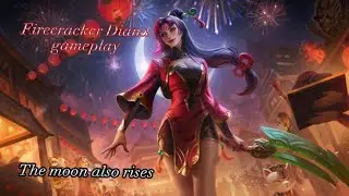 Wildrift: Firecracker Diana with a 22/3/8 KDA gameplay |skin buffed| |Diana| |Lunar Festival|