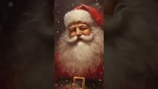 Vintage Christmas TV Art Vintage Art TV Screen Holiday Slideshow Screensaver Santa Frame Tv Art