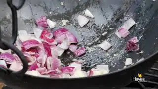 Easy Mediterranean Stew cooked on the Kadai Fire Pit