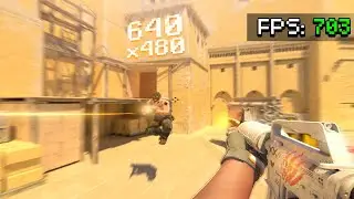 640x480... isso MUDA o CS 2 (resolu&ccedil;&atilde;o mais LEVE e FLU&Iacute;DA do jogo)