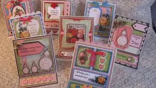 Set of 8 Printable Dimensional Easel Cards (Digital Greeting Card Kit)