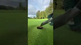 Replacing a golf hole ASMR ⛳️