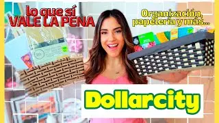 ¿Qué PRODUCTOS útiles VENDEN en DOLLAR CITY 🎉? *ENCONTRÉ de TODO +  Decoración, Papelería y Cocina