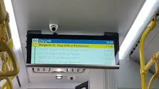 Passenger Information Display on bus