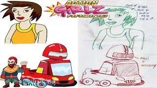 Action Girlz Racing desenhos produ&ccedil;&atilde;o
