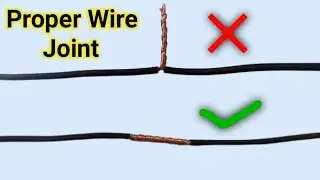 Awesome Tips! How To Properly Joint Electrical Wire | The best way to connect two wires | Part 1