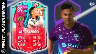 5* SKILLS! 89 FUT BIRTHDAY ALEX SANDRO PLAYER REVIEW - FIFA 23 ULTIMATE TEAM (SBC)