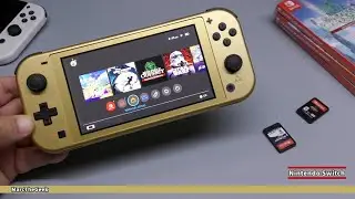 Gaming on The Switch Lite Hyrule Edition