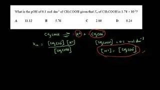 Acid Base Reactions Solved Questions Part 3 IB Chemistry Reactivity 3.1 for HL
