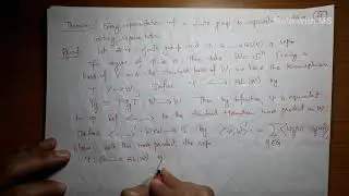 Representations of finite groups  Lecture 3 Maschke's Theorem