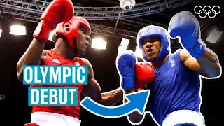 Anthony Joshua's first Olympic bout! 🥊