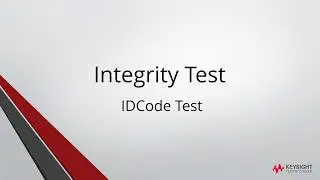 7. Keysight x1149 Integrity Test