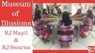 RJ Mayil & RJ Swarna at the Museum of Illusions - Part 2