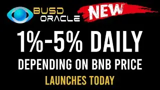 BUSD ORACLE Review | EARN 1% TO 5% DAILY ROI DEPENDING ON BNB PRICE | BUSD Oracle LAUNCHES TODAY!!