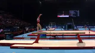 MORALES Franciny (CRC) - 2022 Artistic Worlds, Liverpool (GBR) - Qualifications Balance Beam