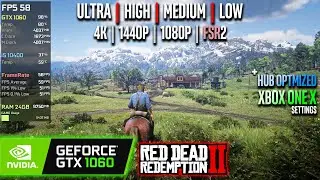 GTX 1060 | Red Dead Redemption 2 &mdash; 4K, 1440p, 1080p, FSR2 &mdash; &laquo;Ультра&raquo;, &laquo;Высокое&raquo;, &laquo;Среднее&raquo;, &laquo;Низкое&raquo;, Xbox One X и HUB