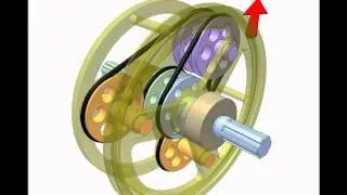 Car Differential with Belt 2 (or Chains)