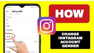 how to change instagram gender | instagram gender | how to set instagram gender