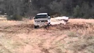 F-150 doing donuts in the field