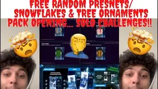 ZERO CHILL FIRST SNOW CHALLENGES! RANDOM PRESENTS & ORNAMENTS & SNOWFLAKES MADDEN 22 ULTIMATE TEAM