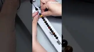 Make a triple protection bracelet with three types of beads#diy #beads #handmade #shorts #jewelry