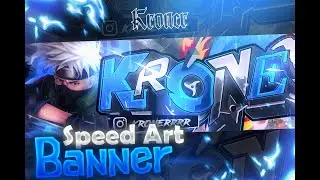 KAKASHI BANNER / SPEED ART / KRONER