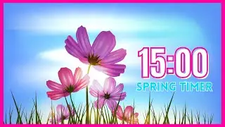 15 Minute Relaxing Spring Timer With Music