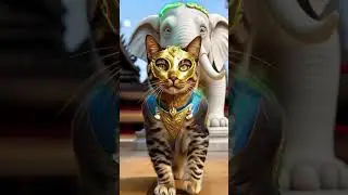 Thai Royal Bombay Cat | Exotic Thai Aristocrat Cat Portraits | Custom Noble Pet Art #bombaycat #cat