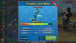 Frozen lich bow review |pixel gun 3D|
