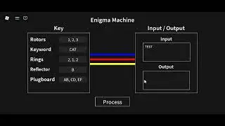 Enigma Machine Showcase - Roblox Studio