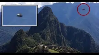 UFO appears above ancient Inca site of Machu Picchu, Peru