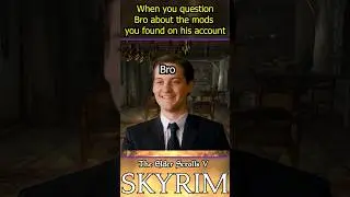 When You See Your Friends Mod List in Skyrim #shorts #gamingmemes