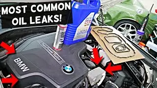 Наиболее распространенные утечки масла BMW F10 F11 528i 535i 530i 550i 518i 520i 520d 525d 530d 5...