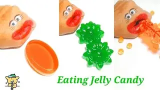 ASMR Eat Jelly Candy Emoticons in order 