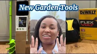 New Gardening Tools | Power Planter Auger Jenny&rsquo;s Edition & DeWalt 60V Brushless cement drill