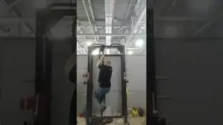 ПОВИС СКРЕСТИВ НОГИ! НА КАНАТЕ!! ВЛАДИМИР ЛЕВШИН. СИЛОВОЕ ГИРЕВОЕ ДЕВЯТИБОРЬЕ.
