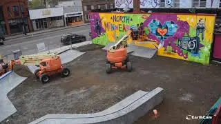 Juxtaposition Skateable Art Plaza - Build Time Lapse