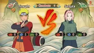 NARUTO MODO ZEN VS SAKURA SHUNIN    Ultimate Ninja STORM REVOLUTION