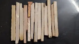Thine slate pencil cleaning video 📸 || Semiwet Smooth Cleaning of yellow coated slate pencil ✏️||
