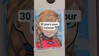 30 jours pour apprendre &agrave; colorier | Jour 20 : les cheveux #apprendreledessin #art