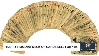 Harry Houdini deck of cards sells for $43K