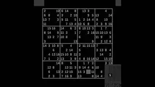 Sudoku 16 tip move number pad around #Shorts