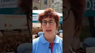 Magaly Hanselmann, journ&eacute;e des r&eacute;fugi&eacute;s 2018 &agrave; Lausanne.