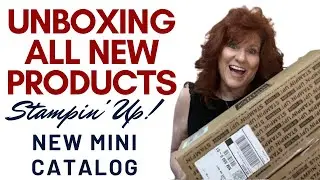 🌟NEW MINI 🌟Catalog Unboxing:🥳 See All the New Products from Stampin' Up!