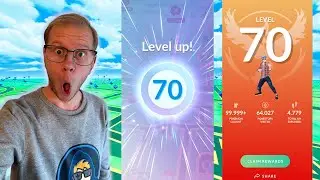 Reaching Level 70 in Pok&eacute;mon Go!
