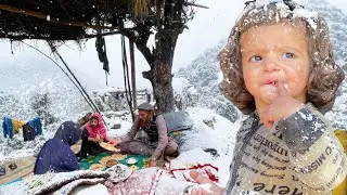 A Little Girl&rsquo;s Fight for Survival in the Frozen Mountains - A snowy freezing winter morning
