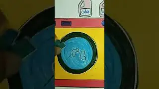 [ paper diy] paper play Washing machine