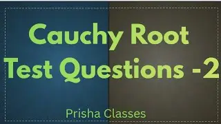 #cauchy #engineeringmaths#test #maths #convergent#convergence#divergences #divergent #series#tricks 